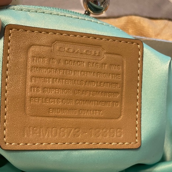 Coach Bonnie M0873-13396 Straw Demi Clutch Crossbody Bag Limited Edition - Picture 11 of 11